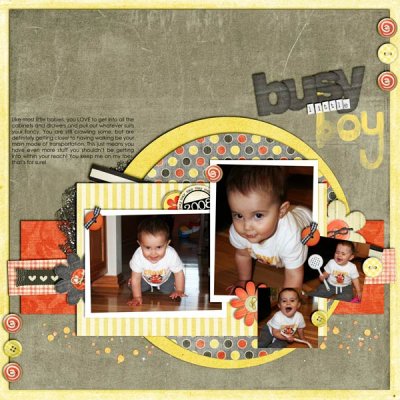 Busy Little Boy