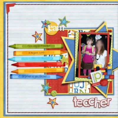 Rachel and her teacher