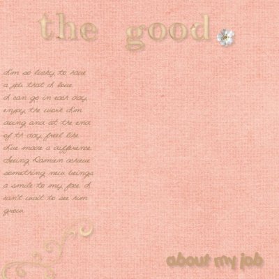 The good