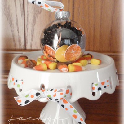 Halloween Button Bauble