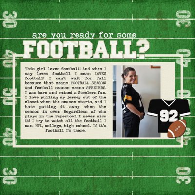 are you ready for some FOOTBALL?
