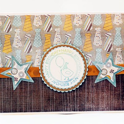 Happy Birthday Tie Card