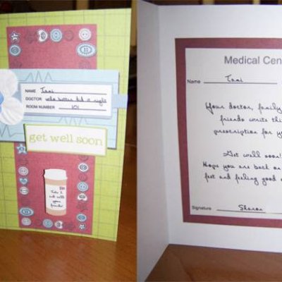 Hybrid:  Get Well Soon Card