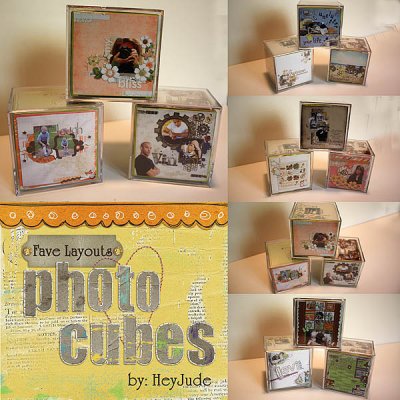Fave Layouts Photo Cubes