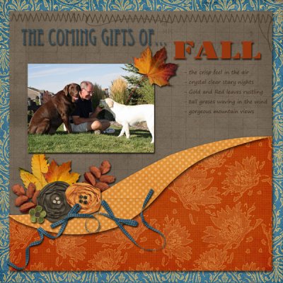 The coming gifts fo Fall
