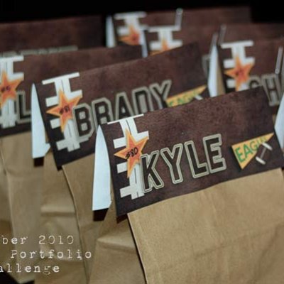 Football Treat Bags