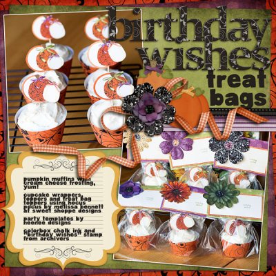 Muffin treat bags
