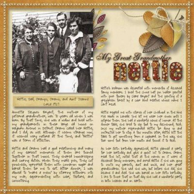 My Great Grandmother Nettie