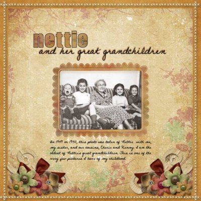 Nettie and her Great Grandchildren