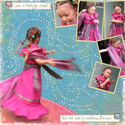 Mexican dancing princess