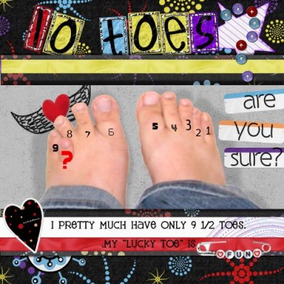 10 toes, are you sure?