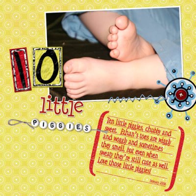 10 Little Piggies