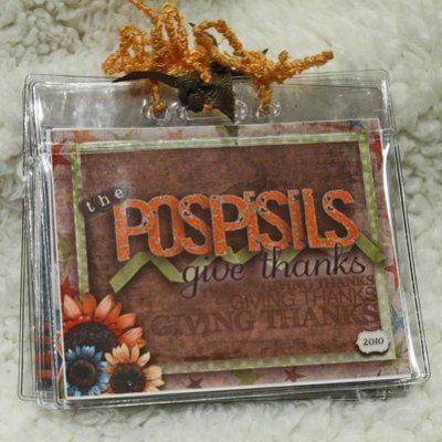 Giving Thanks Mini Book 2010