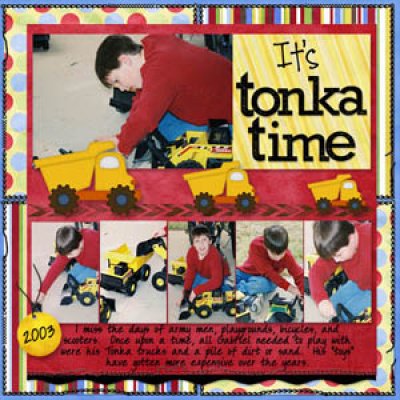 ~ scrappy1110d: Tonka Time ~