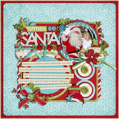 Happiness is Santa