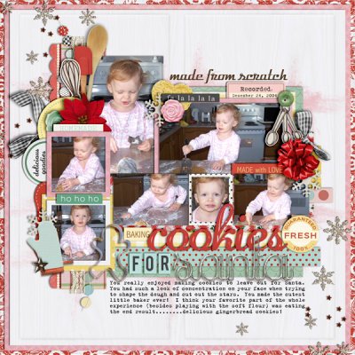 Baking Cookies for Santa