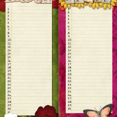 Birthday planner!