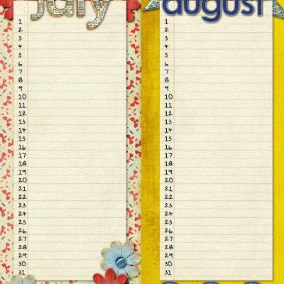 Birthday planner!