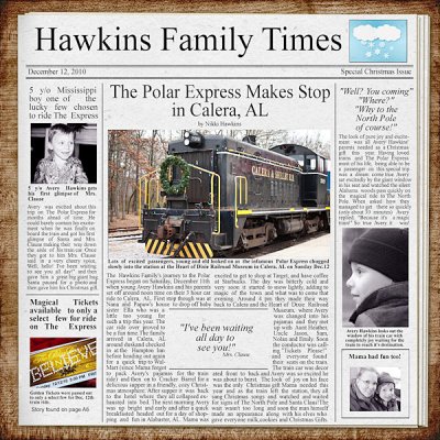 Hawkins Family Times