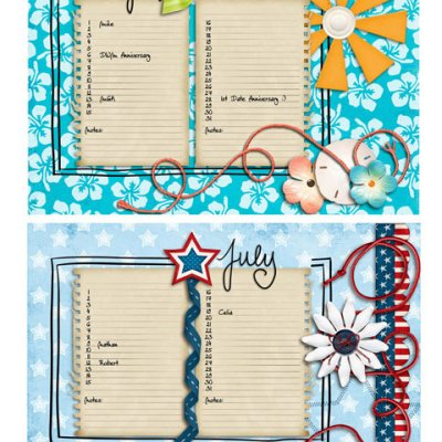 Birthday Book 2011 - July & August