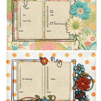 Birthday Book 2011 - May & June