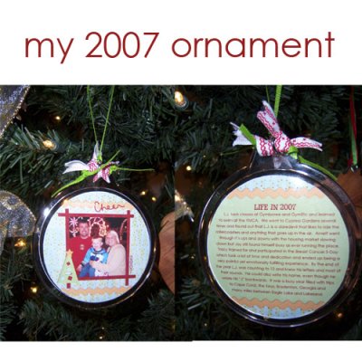 My 2007 Ornament