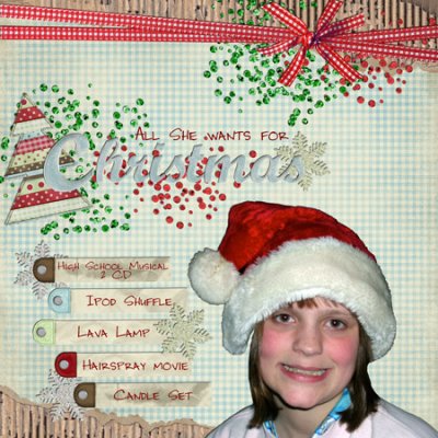 All she wants for Christmas