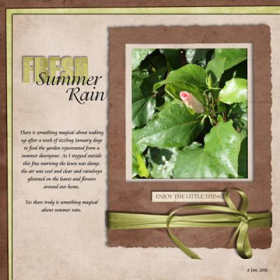 Fresh Summer Rain
