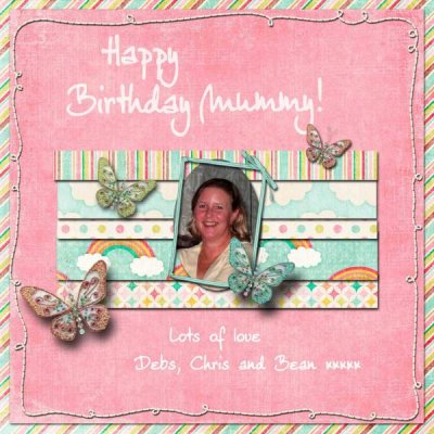 Mums Birthday card