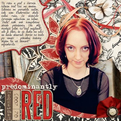 Predominantly red