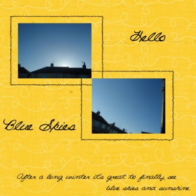 Hello Blue Skies