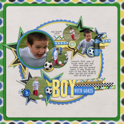 boy with goals