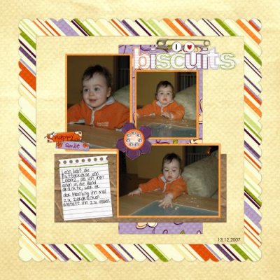 loves biscuits