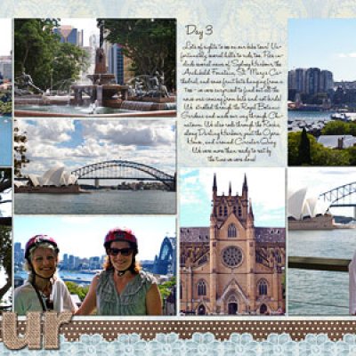 Australia album, bike tour