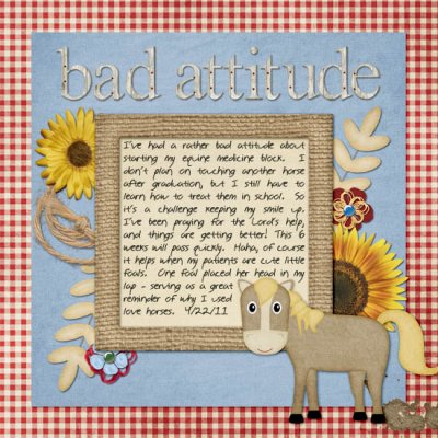 Bad Attitude struggles