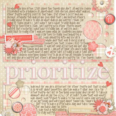 prioritize
