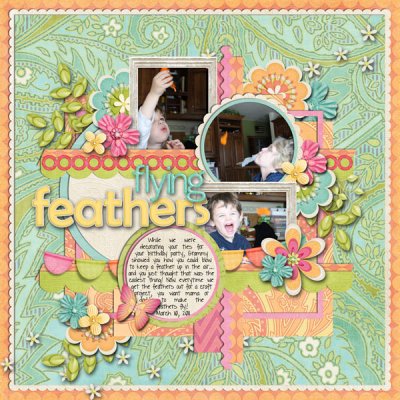 flying feathers