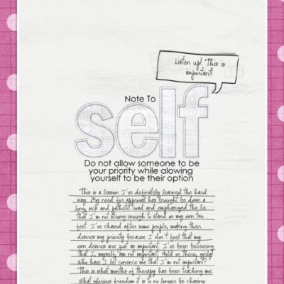 Note to Self