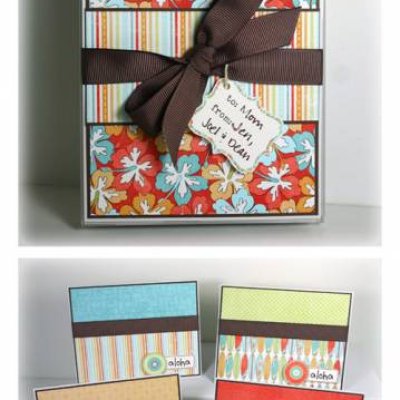 Tropical Card Gift Set