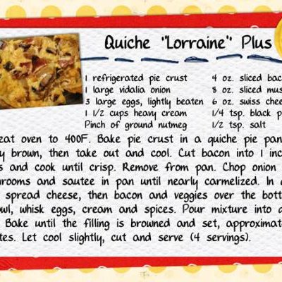 Quiche Recipe