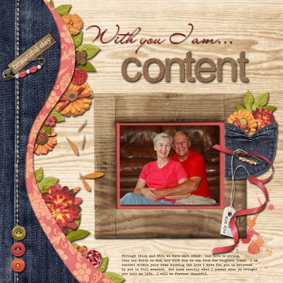 With you I am content