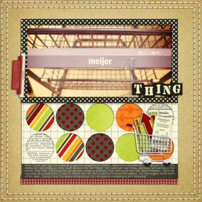 One Thing.