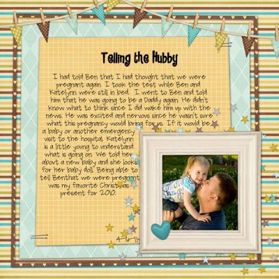 Telling the Hubby