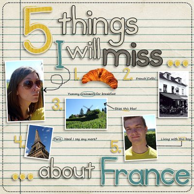 5 Things I will Miss about France