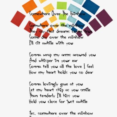 Somewhere over the rainbow