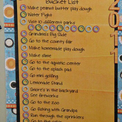 Summer Bucket List 2011