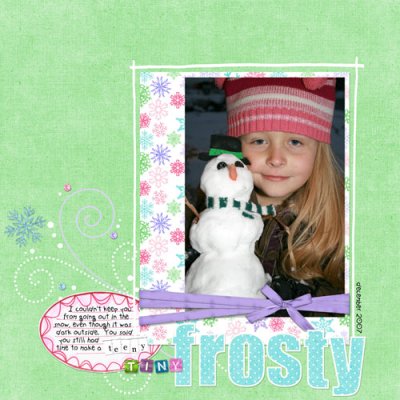 Teeny Tiny Frosty *Paper 2 Digi*