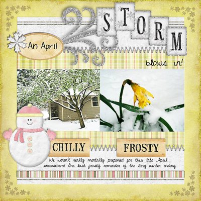 An April Storm Blows In!