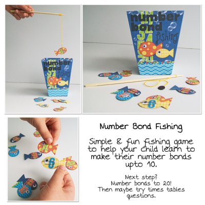 Numer Bond Fishing game