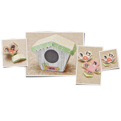 My Tweeties birdhouse explosion box